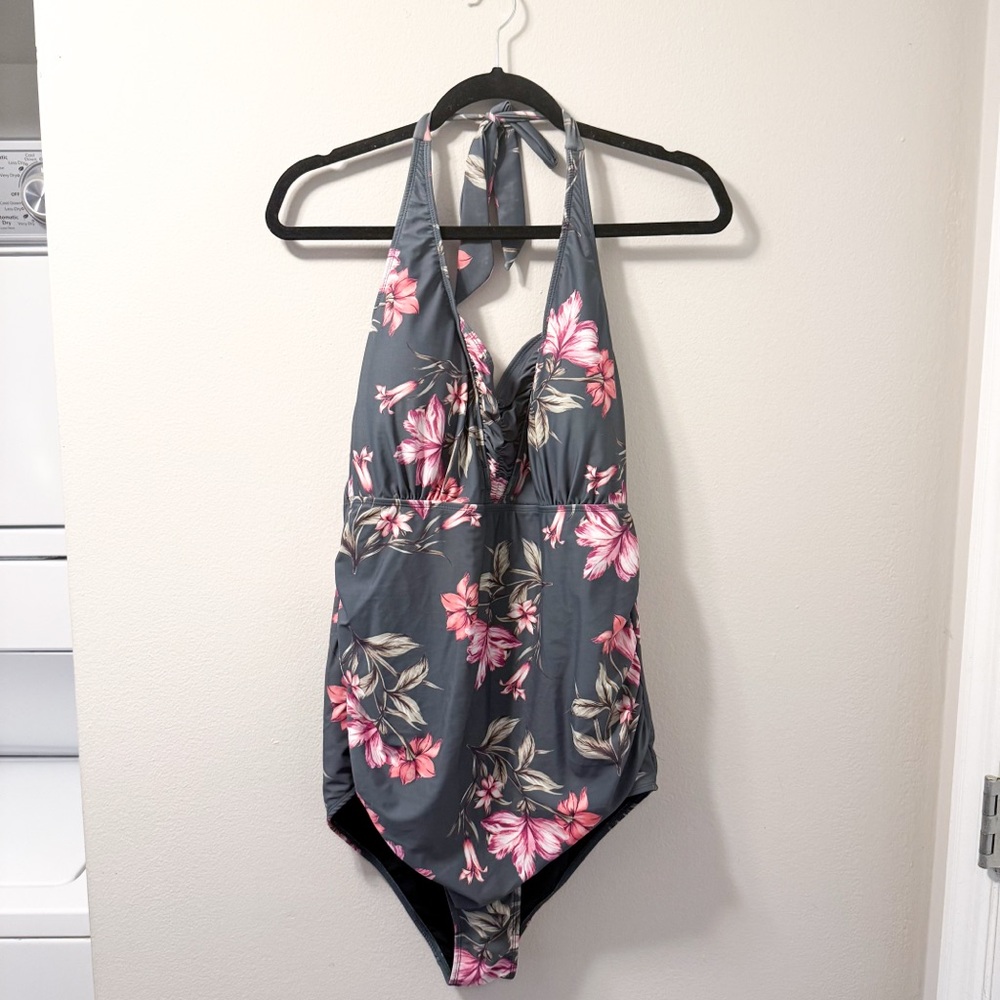 Charlotte Russe Floral One Piece Swimsuit